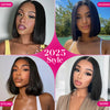Bone Straight Bob Middle Part 2×6 Pre Cut HD Lace Glueless Wig Double Drawn Raw Vietnamese Hair