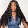 Water Wave U/V Part Wig No Leave Out Human Hair Super Easy Install