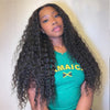 Water Wave U/V Part Wig No Leave Out Human Hair Super Easy Install