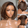 Highlight Layer Cuts Bob Wig C Side Part 6×5 Pre-everything Wear & Go Glueless Human Hair Wig