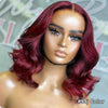 Special Offer Wear Go Glueless Bob Wig Reddish Brown/Dark Brown/99j Color Loose Body Wave Pre Cut 6x5 Lace Short Wig