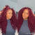 99J Burgundy Curly 5x5 13x4 HD Lace Glueless Wigs 180% Density