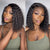 Upretty hair pre-bleached knots bohemian curly glueless 5x6 hd lace bob wig