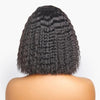 Upretty hair pre-bleached knots bohemian curly glueless 5x6 hd lace bob wig