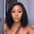 Upretty hair pre-bleached knots bohemian curly glueless 5x6 hd lace bob wig
