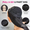 Loose Body Wave Layered Cut U Part Wig Human Hair Wig 180% Density