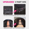 Beginner Friendly Curly V Part Bob Wig Quick And Easy Install