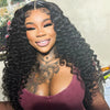 Bouncy Wand Curls With Voluminous 6x5 Pre-cut Lace Glueless Wear Go Wig Pre-bleached Knots