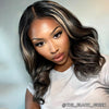 Balayage Highlight Butterfly Layer Cut Wear Go Pre Cut 6x5 HD Lace Glueless Wig