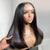 Double Drawn Blunt Cut Straight Glueless Wig Pre Cut 5x6 HD Lace Shoulder Length Wig