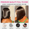 Bone Straight Bob Wig Blunt Cut 6×5 Glueless Wig Middle/C Part Double Drawn Raw Vietnamese Hair