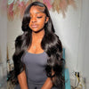 Pre-bleached Knots Body Wave Glueless Breathable HD Lace Front Wigs