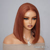 Dark Brown/99j/Copper Brown Pre Cut 6x5 HD Lace Straight Glueless Bob Wig