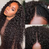 Curly U/V Part Wig Real Human Hair Beginner Friendly Easy Install