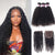 upretty hair curly hair 3 bundles with 5x5 hd lace closure