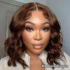 Special Offer Wear Go Glueless Bob Wig Reddish Brown/Dark Brown/99j Color Loose Body Wave Pre Cut 5x6 Lace Short Wig