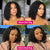 Deep Wave Pre Cut 6x5 HD Lace Glueless Bob Wig Pre Bleached Knots