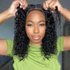 Deep Wave Pre Cut 6x5 HD Lace Glueless Bob Wig Pre Bleached Knots