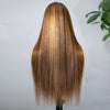 Straight Highlight P4/27 Human Hair Pre Cut 6x5 Lace Glueless Wig 13x4 Lace Front Wigs