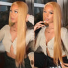 #27 Honey Blonde Pre Cut 5x6 HD Lace Wear And Go Glueless Wig Straight And Body Wave