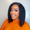 yaki staright pre cut 6x5 hd lace glueless bob wig-upretty hair