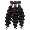 upretty hair loose deep wave 3 bundles with 5x5 HD lace closure