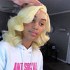 Special Offer-Short Blonde Straight And Body Wave 13x4 Lace Front Wigs