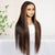 Pre Cut 5x6 HD Lace Ombre Brown Highlight Wear & Go Straight Body Wave Glueless Wig - uprettyhair