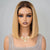 Ombre Honey Blonde Straight Short Bob Wig Wear Go 6x5 HD Lace Wig