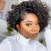 Glueless Pixie Cut Water Wave Short Bob Wig 13x4 HD Lace Front Wigs