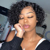 Glueless Pixie Cut Water Wave Short Bob Wig 13x4 HD Lace Front Wigs