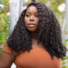 Double Drawn Voluminous Popping Curly Wig 6×5 Pre Cut Lace Pull & Go Glueless Wig