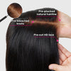 Silk Base Bleached Knots 6x5 Pre-Cut Lace Straight Bob Wear Go Wig HD Lace Wig