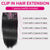 Seamless Clip In Hair Extension 7pcs/pack Straight Human Hair Natural Black Color