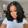 Super Deal Short Bob Wig Loose Body Wave Pre Cut 6x5 HD Lace Closure Glueless Wig