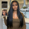 Straight Glueless Wig 6x5 13x4 13x6 HD Lace Front Wig 220% Density Pre Bleached Knots