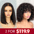 2 for $119.9 | Wear Go Straight Bob 6×5 Lace Glueles Wig + Glueless Short Curly Human Hair Bob Wig Machine Made