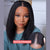 U Part Kinky Straight Short Bob Wig Glueless Human Hair Wigs 180% Density Natural Scalp