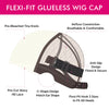 New Flexi-Fit Body Wave Pre Cut 6x5 9x6 HD Lace Glueless Wigs Fit All Head Sizes