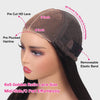 Ombre Highlight Honey Blonde With Dark Roots Pre Cut 6x5 HD Lace Glueless Straight Hair HD Lace Wigs