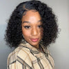 Pre-style Customized Curly Wear Go Bob Wig 9x6 HD Lace Parting Max Wig Bleached Knots - uprettyhair