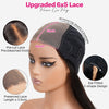 Balayage Highlight Glueless Wig Pre Cut 6x5 HD Lace Pre Bleached Knots - uprettyhair