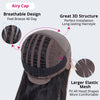 airy cap wig deep wave pre cut lace wear go wig - uprettyhair