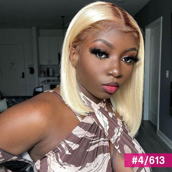 ✨Blonde OMBRÉ BOB Wig  LACE-FRONT ✨WIG *NWT* 613 Bob Wigs Ombre Straight Lace Front Wigs -West Kiss Hair main image 2