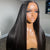 silk straight frontal wig