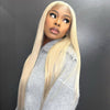 blonde 613 straight lace front wig