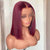 99j burgundy lace front bob wig