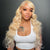 blonde 613 lace front wig