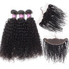 Virgin Human Hair Curly Hair 3pcs with Lace Frontal Wholesale Hair - uprettyhair