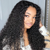 Curly Hair Beginner Friendly V Part Wig 180 Density Natural Color - uprettyhair